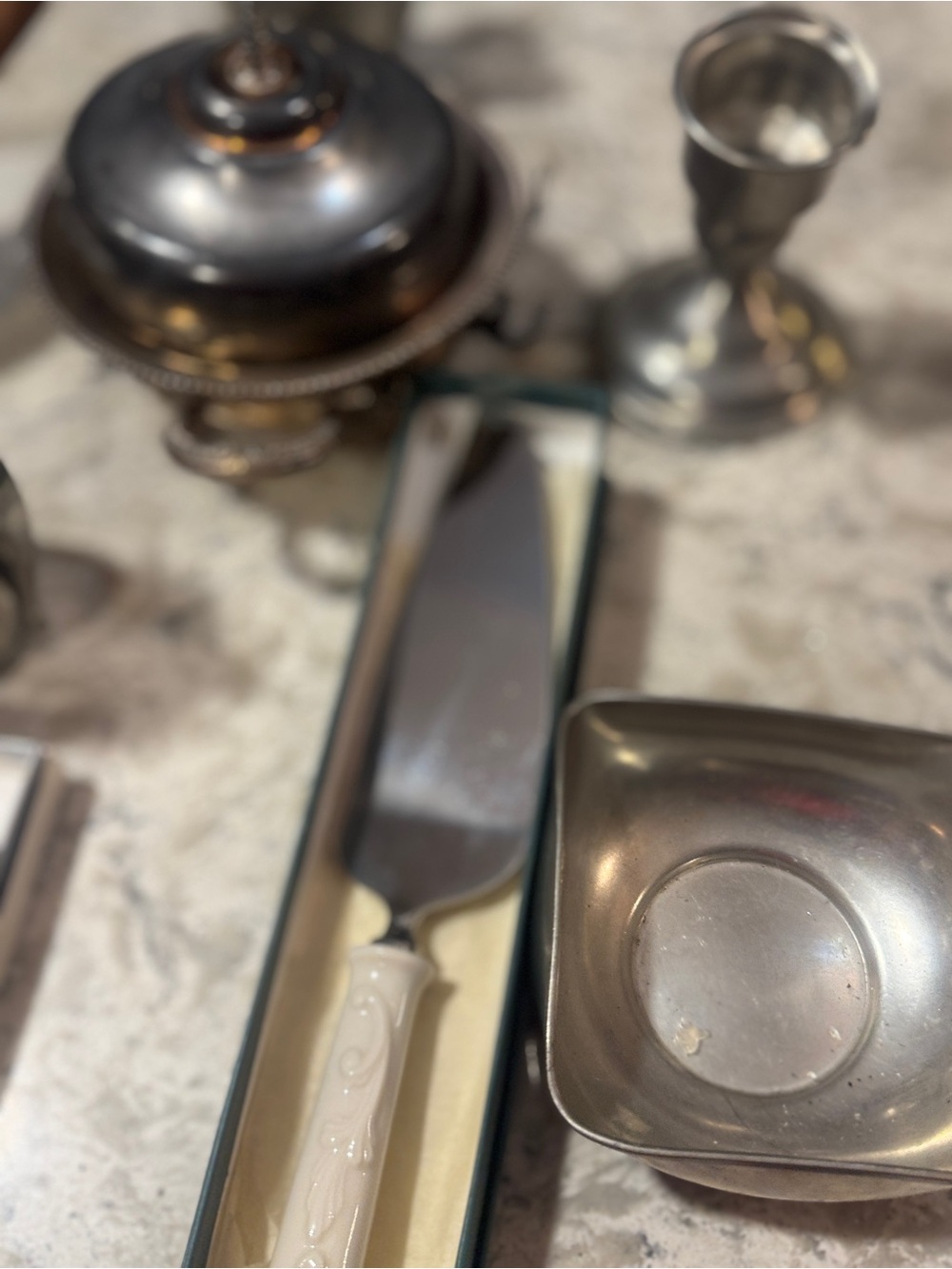 Willow Polished Silver Serving Set Pieces - Silver Finish misc lot - Picture 3 of 9